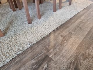 Alfombra beige de 160 x 230 cm