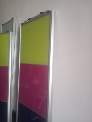 Puertas aluminio cristal 56x1.95