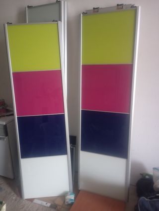 Puertas aluminio cristal 56x1.95