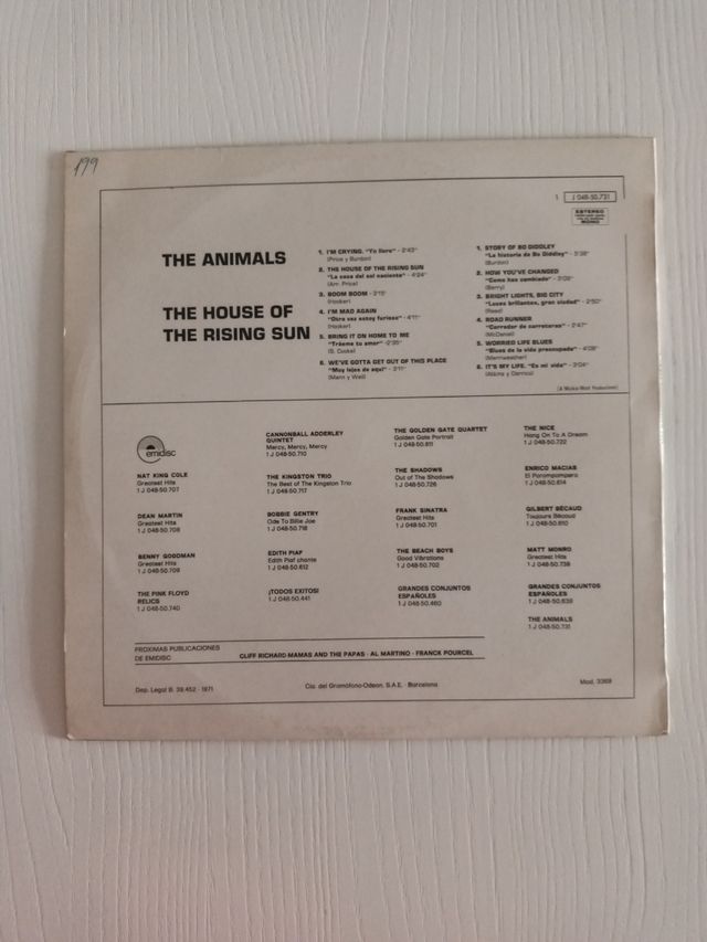 LP THE ANIMALS