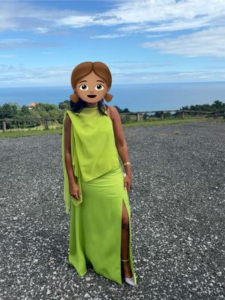 Vestido verde para eventos