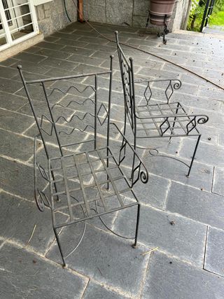 Sillas de hierro de forjas Exterior