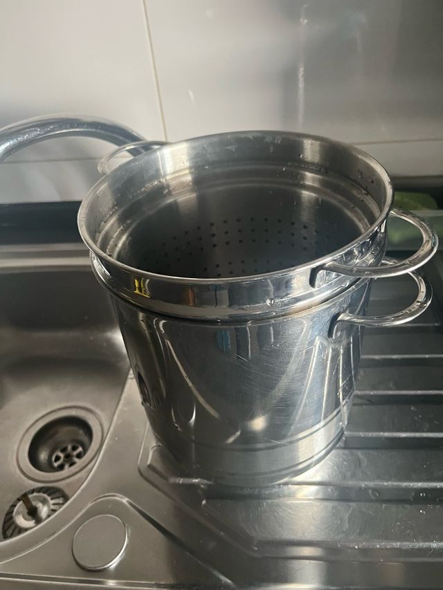 olla de acero inoxidable