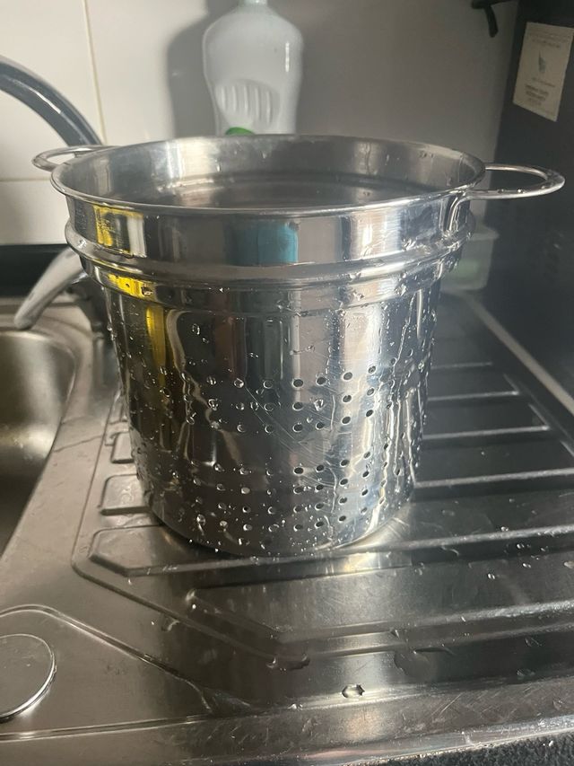 olla de acero inoxidable