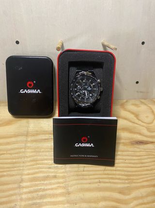 Reloj Casima Cronógrafo Negro