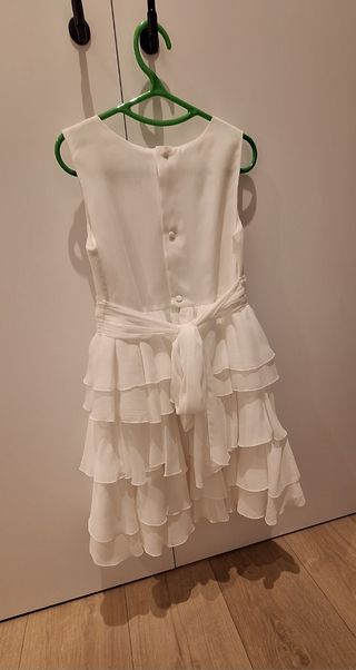 Vestido corto de comunión o ceremonia 12 años