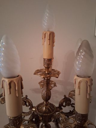 Lámpara Candelabro Bronce 33x65cm