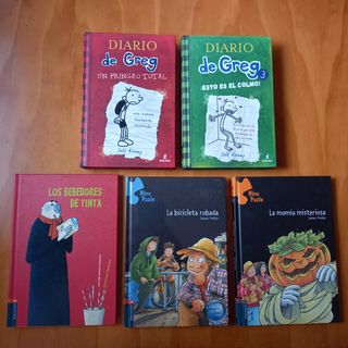 Lote 5 libros literatura infantil y juvenil 