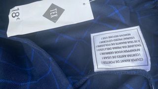 Pantalón de cuadros azul Talla L