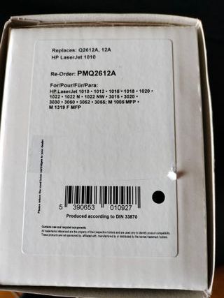 TONER LASER 12A Q2612A PRINTMATE COMPATIBLE NEGRO