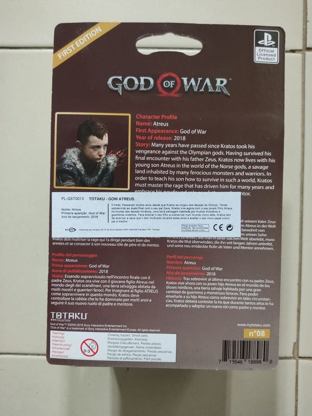Totaku Atreus 8 God Of War - Novo