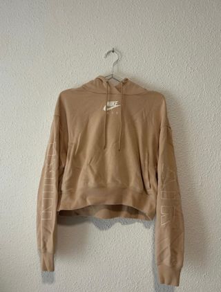 Sudadera Nike Beige Mujer