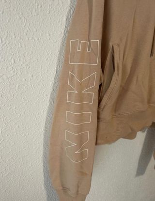 Sudadera Nike Beige Mujer