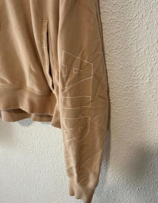 Sudadera Nike Beige Mujer