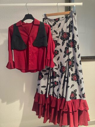 Traje flamenco niña