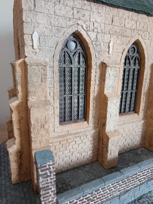 Maqueta Diorama Iglesia Normandía