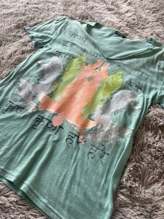 Camiseta Antony Morato verde con estampado