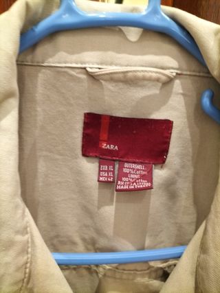 Cazadora Zara Beige Talla XL