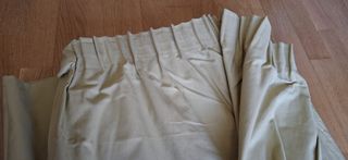 Cortinas de Tergal Verde Oliva 2,4m como nuevas