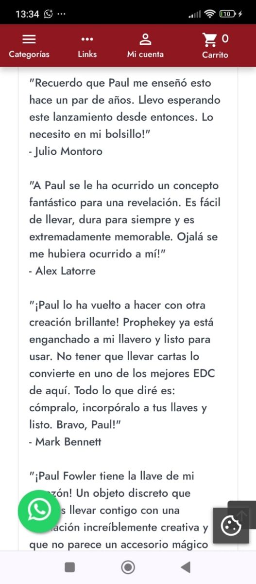 Juego de llaves para magia Prophekey