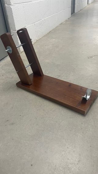 Soporte Jamonero Madera y Metal