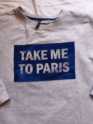 Sudadera Stradivarius Take Me To Paris Talla S