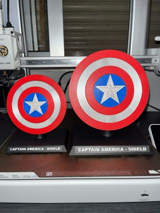 Escudo Capitán América Impresión 3D