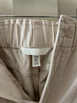 Pantalones H&M beige