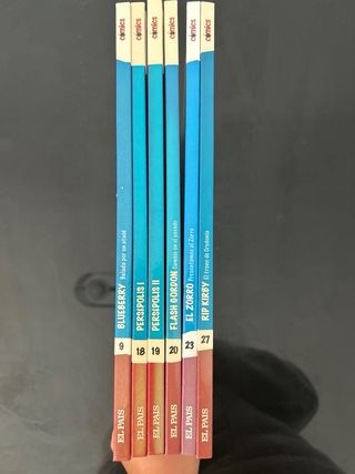 cómics el país vol. 9, 18, 19, 20, 27