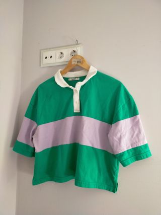Pull&Bear Crop Top bicolor 