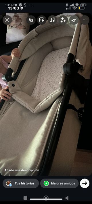 Carrito de bebé jané con capazo incluido