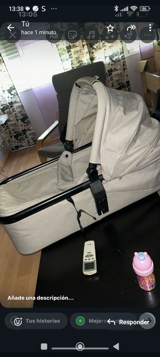 Carrito de bebé jané con capazo incluido