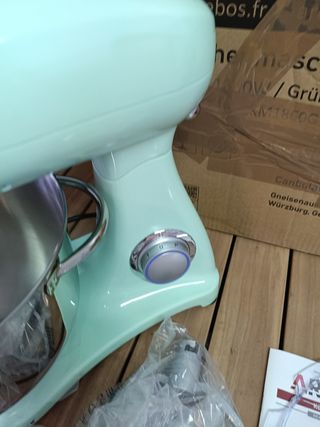Batidora Amasadora Arebos Retro 1800W Negra