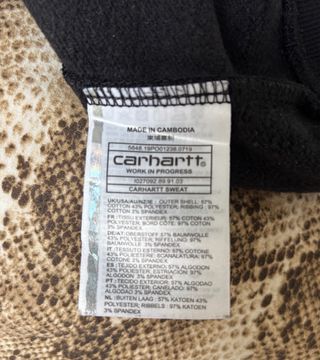 Sudadera Carhartt Negra