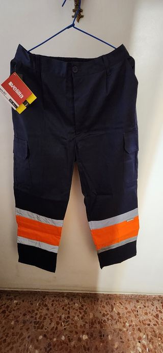 Pantalón laboral Velilla reflectante talla L 52