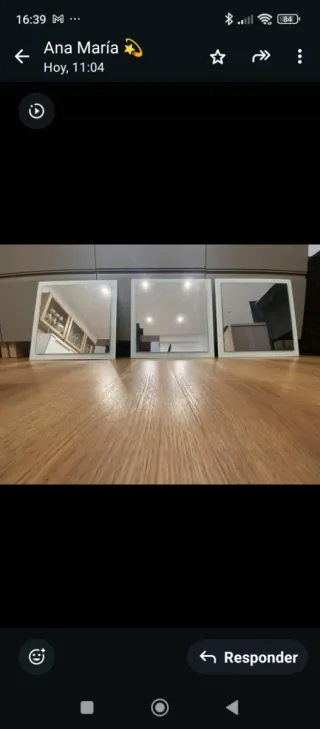 URGE. Aparador salón. Regalo espejos a juego