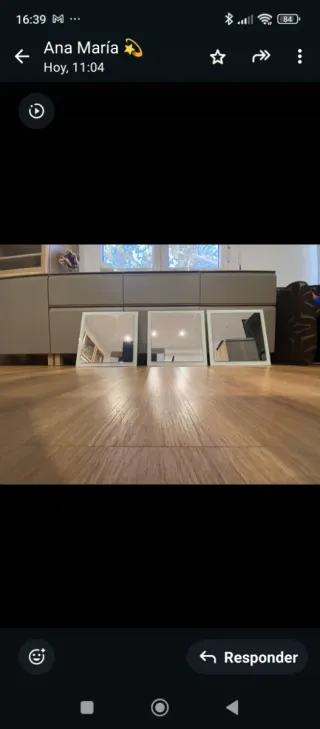 URGE. Aparador salón. Regalo espejos a juego