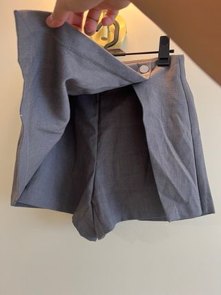Falda pantalón elegante gris 