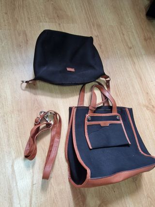 2 Bolsos de vestir negros