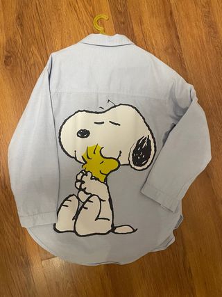 Camisa niña Snoopy azul