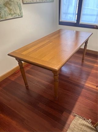 Mesa Comedor Madera Maciza + 6 Sillas