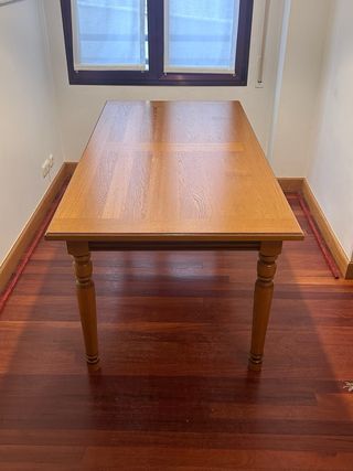 Mesa Comedor Madera Maciza + 6 Sillas