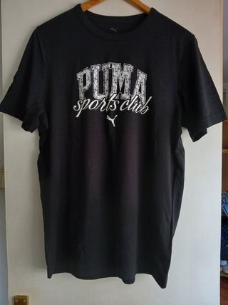 Camiseta Puma Hombre Negra