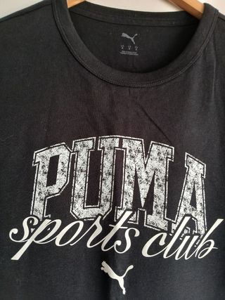 Camiseta Puma Hombre Negra