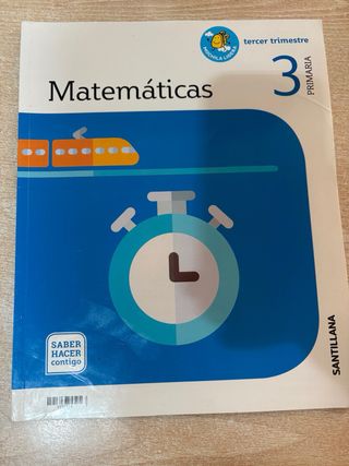 MATEMATICAS 3 PRIMARIA SABER HACER CONTIGO