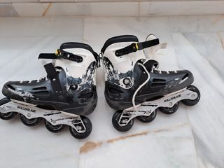 Patines Rollerblade Negros y Blancos