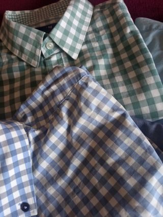 Lote de 4 camisas de hombre talla L