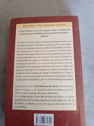 Libro Señor de la Guerra de Toti Martínez de Lezea