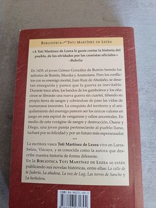 Libro Señor de la Guerra de Toti Martínez de Lezea