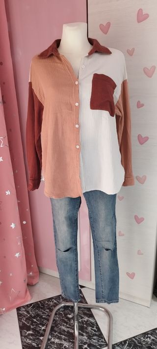Camisa y jeans mujer